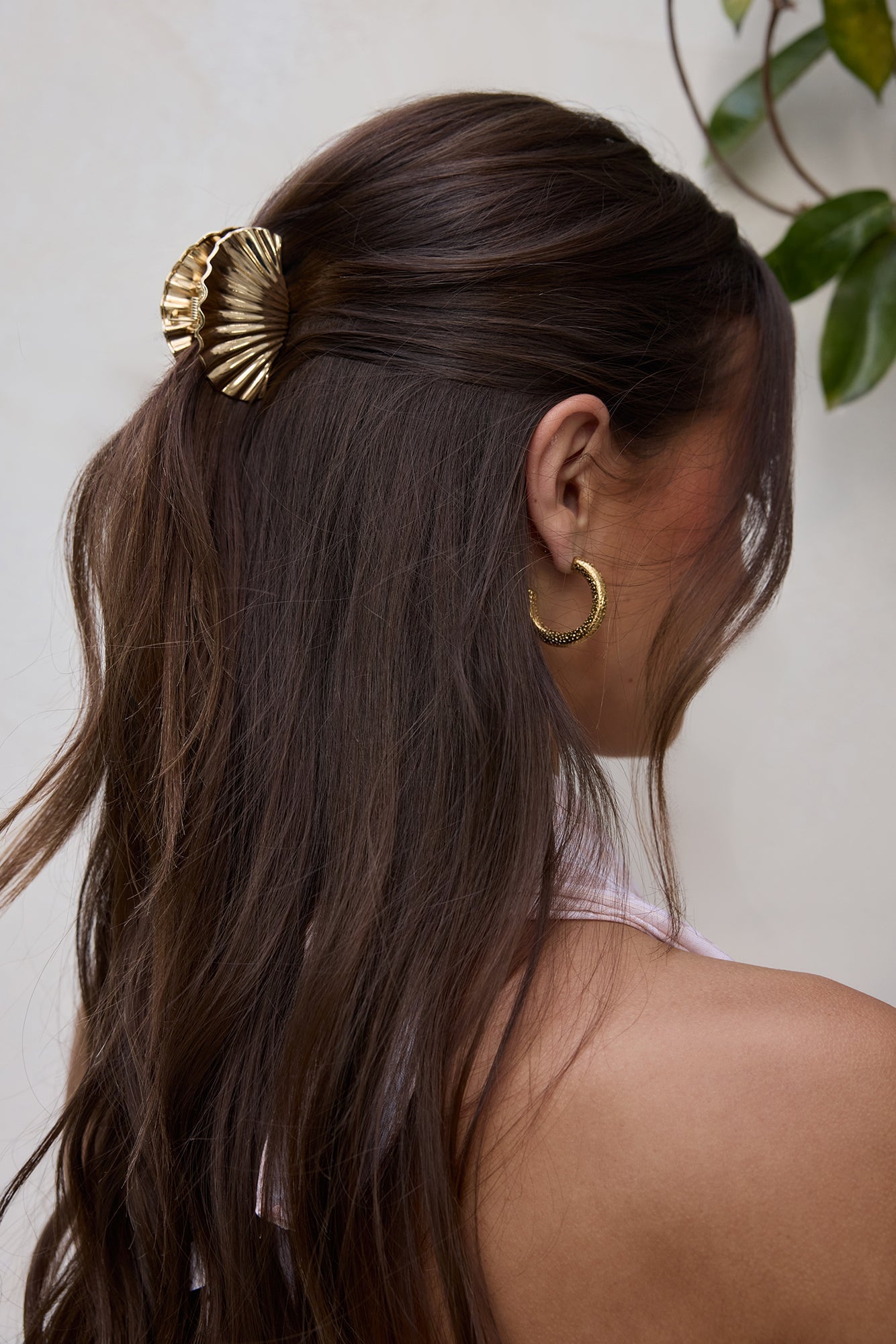 Mermaid Sea Claw Clip Gold