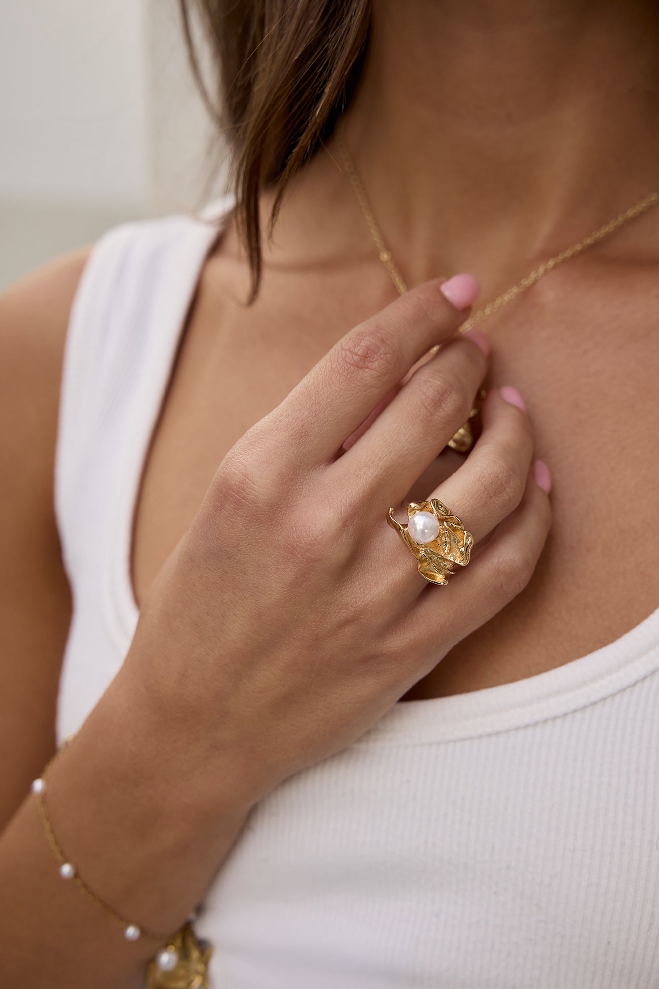 Attention Is Yours Ring Gold