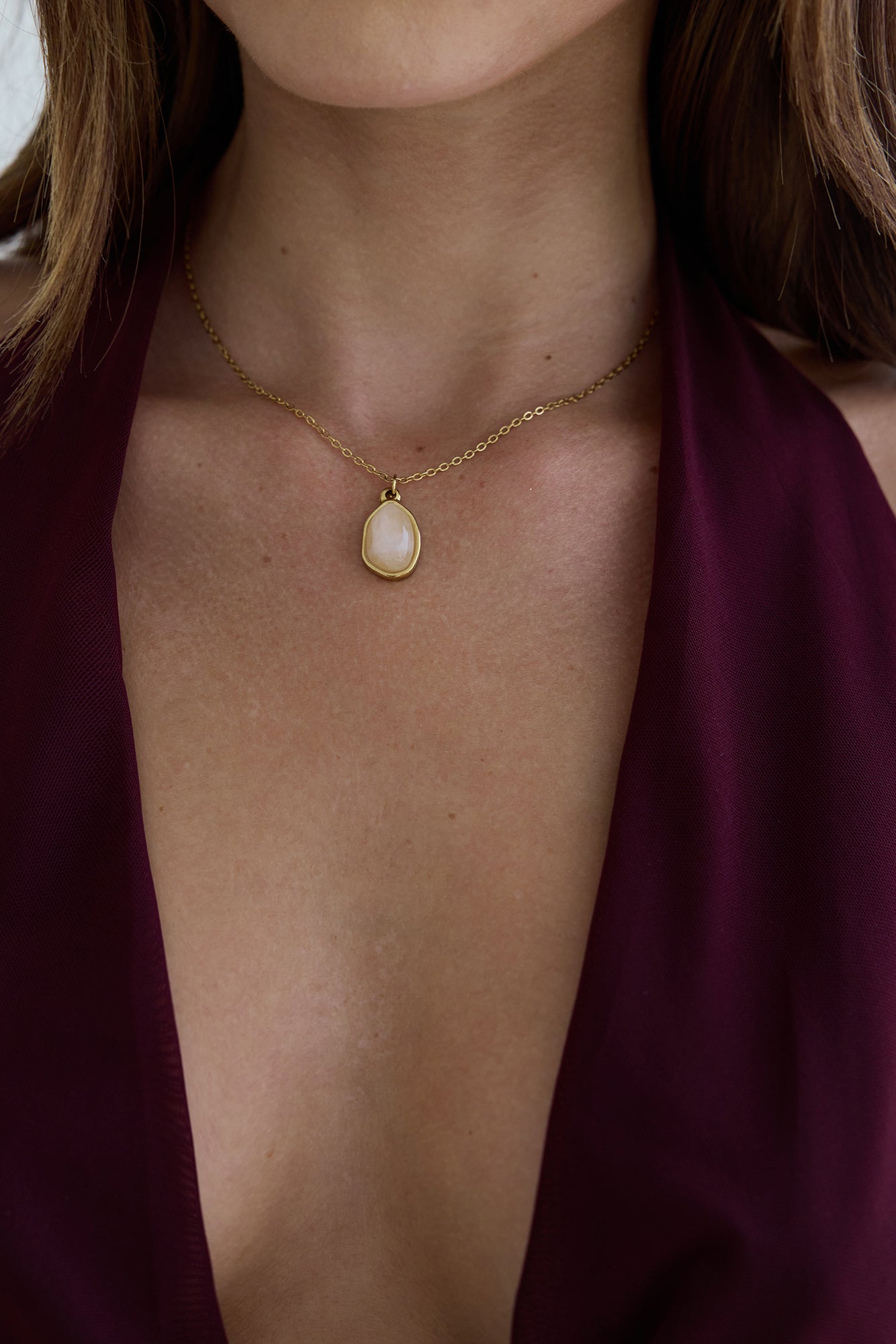Tropic Soul Necklace Pink Gold