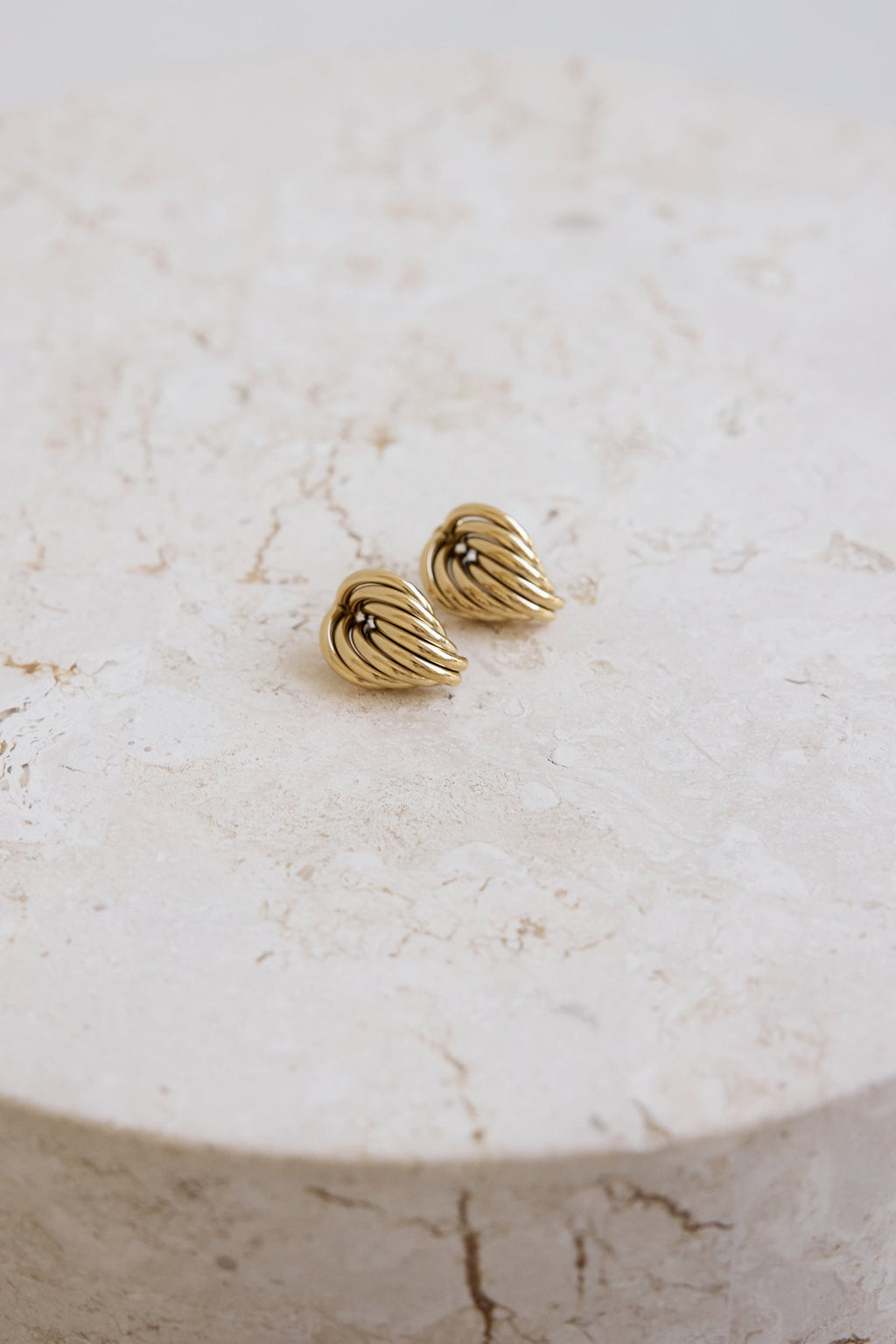 Twists And Turns Earrings Gold