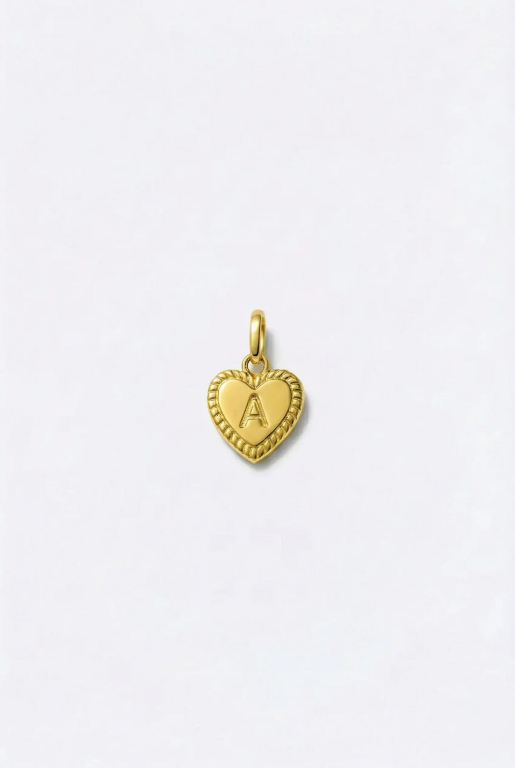 Initial Heart Charm