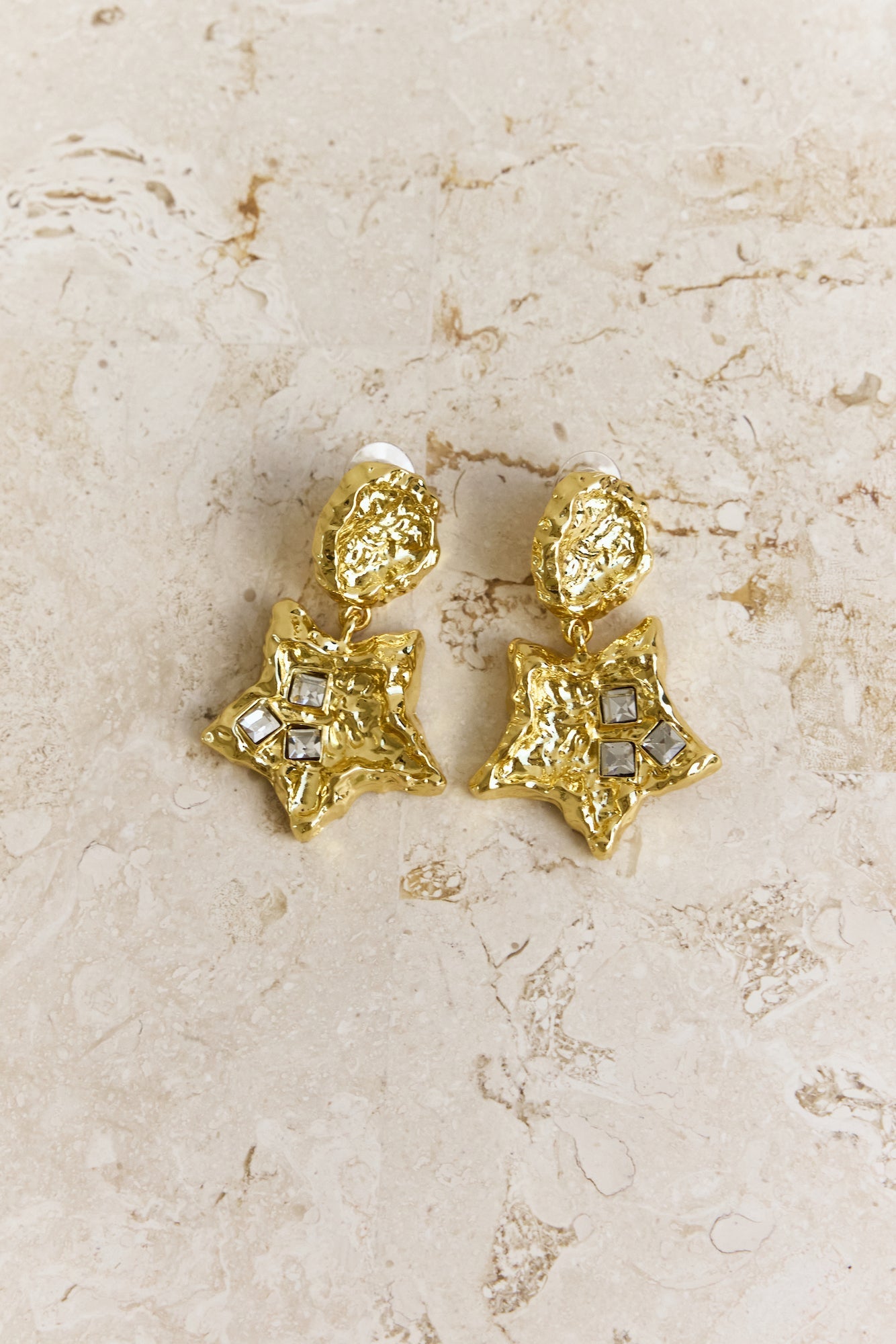 Starlit Shores Earrings Gold