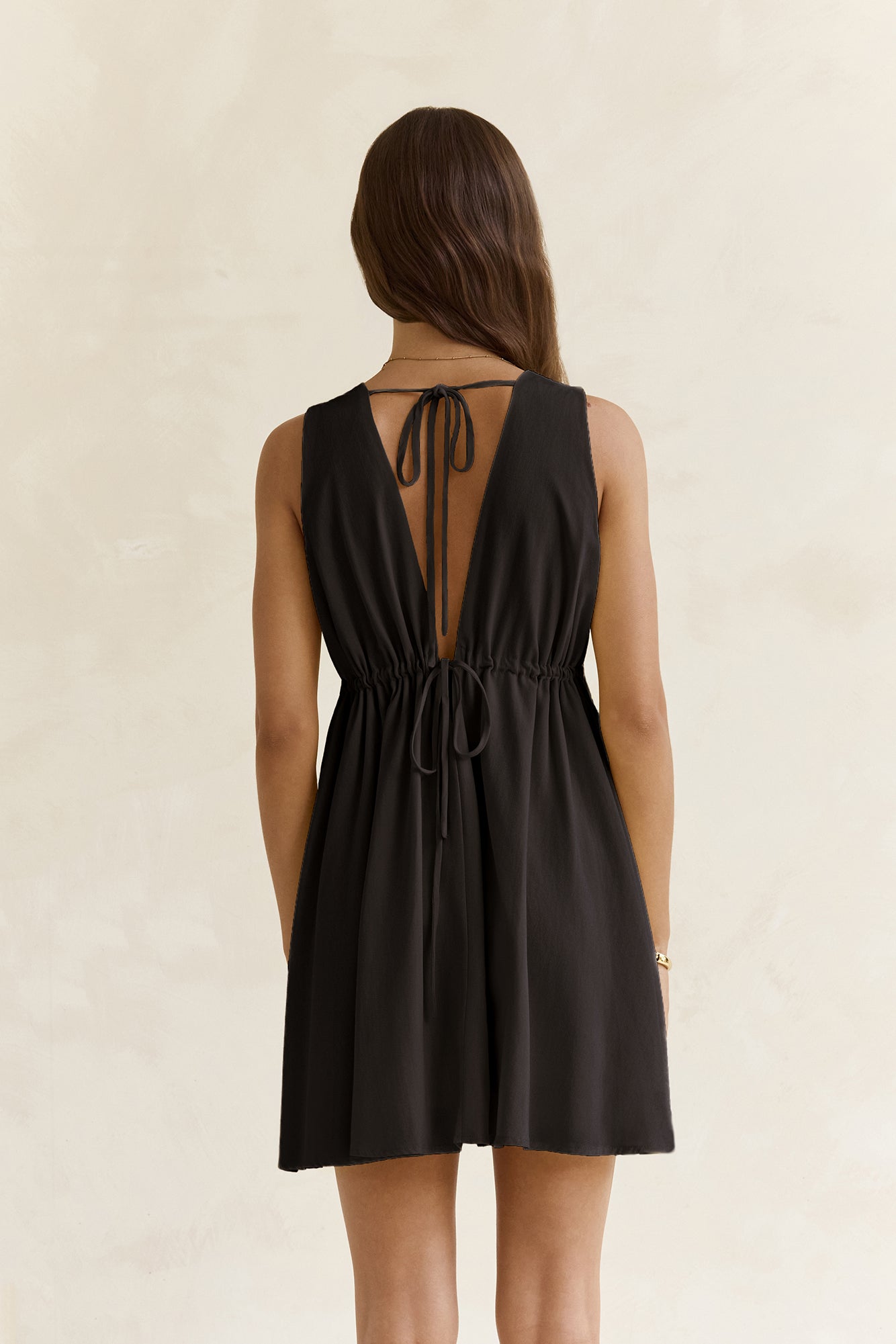 Spritz Of The Sun Mini Dress Black