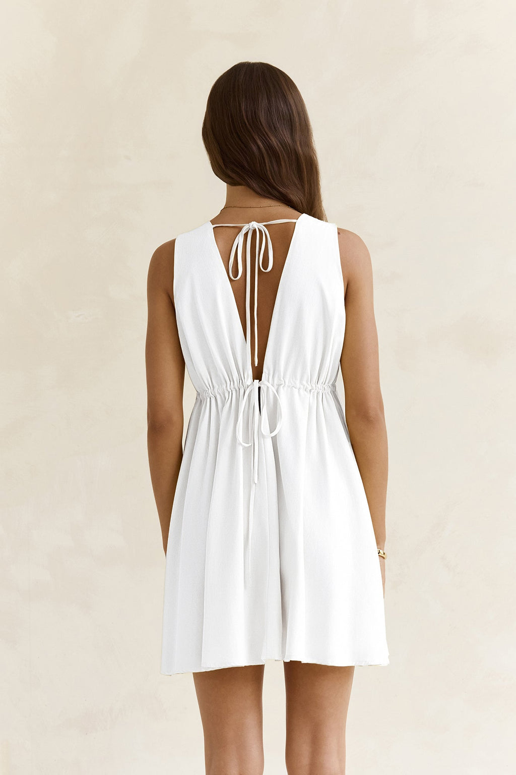Spritz Of The Sun Mini Dress White