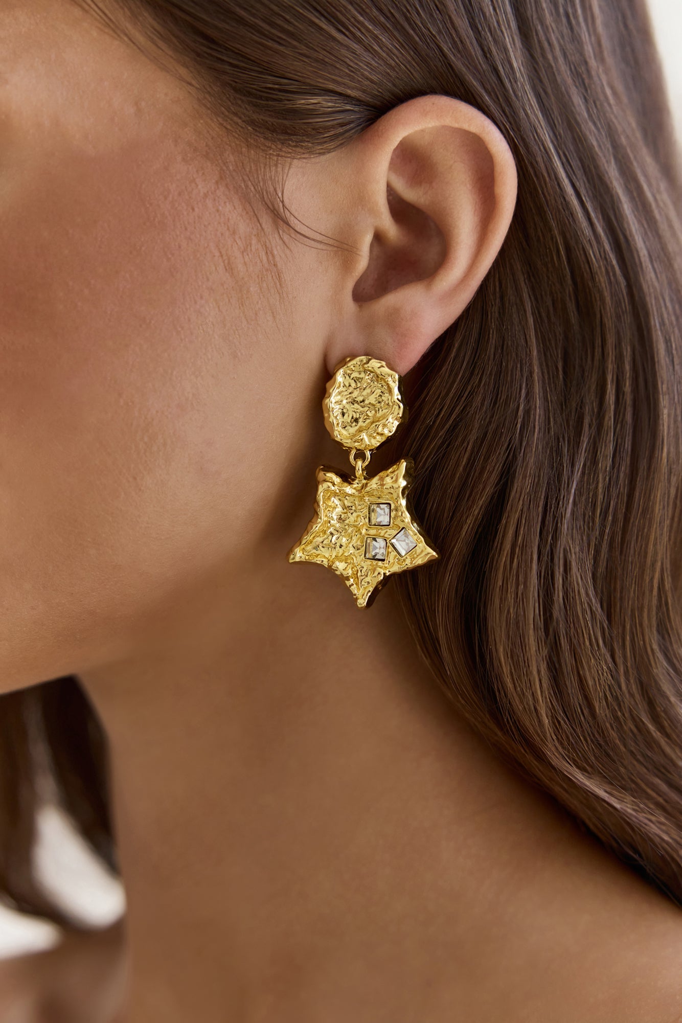 Starlit Shores Earrings Gold