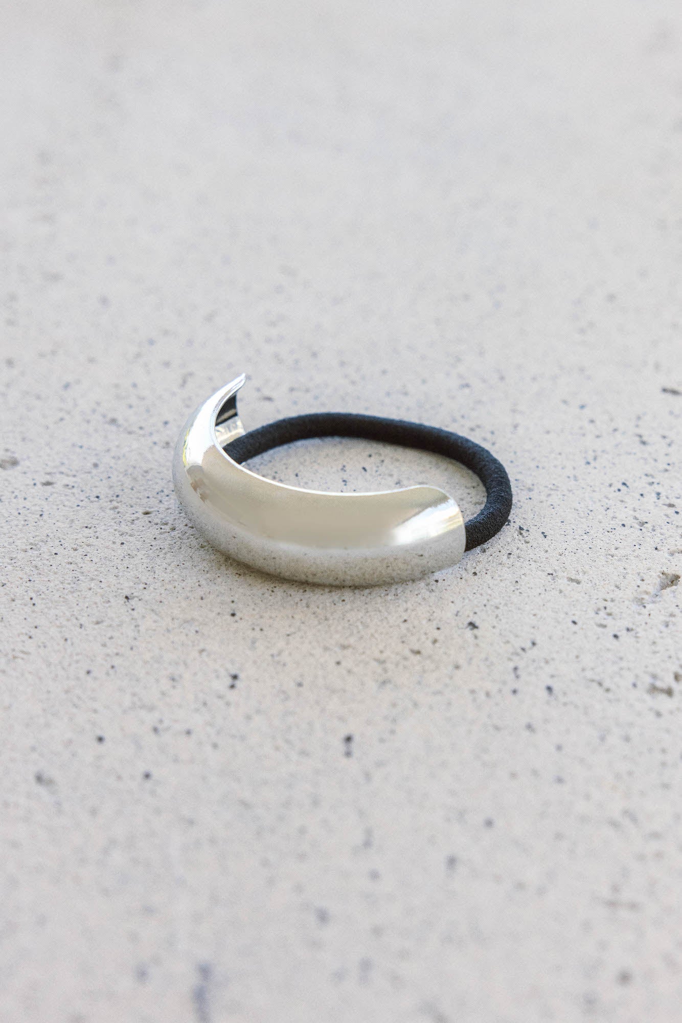 In The Clouds Hair Tie Silver