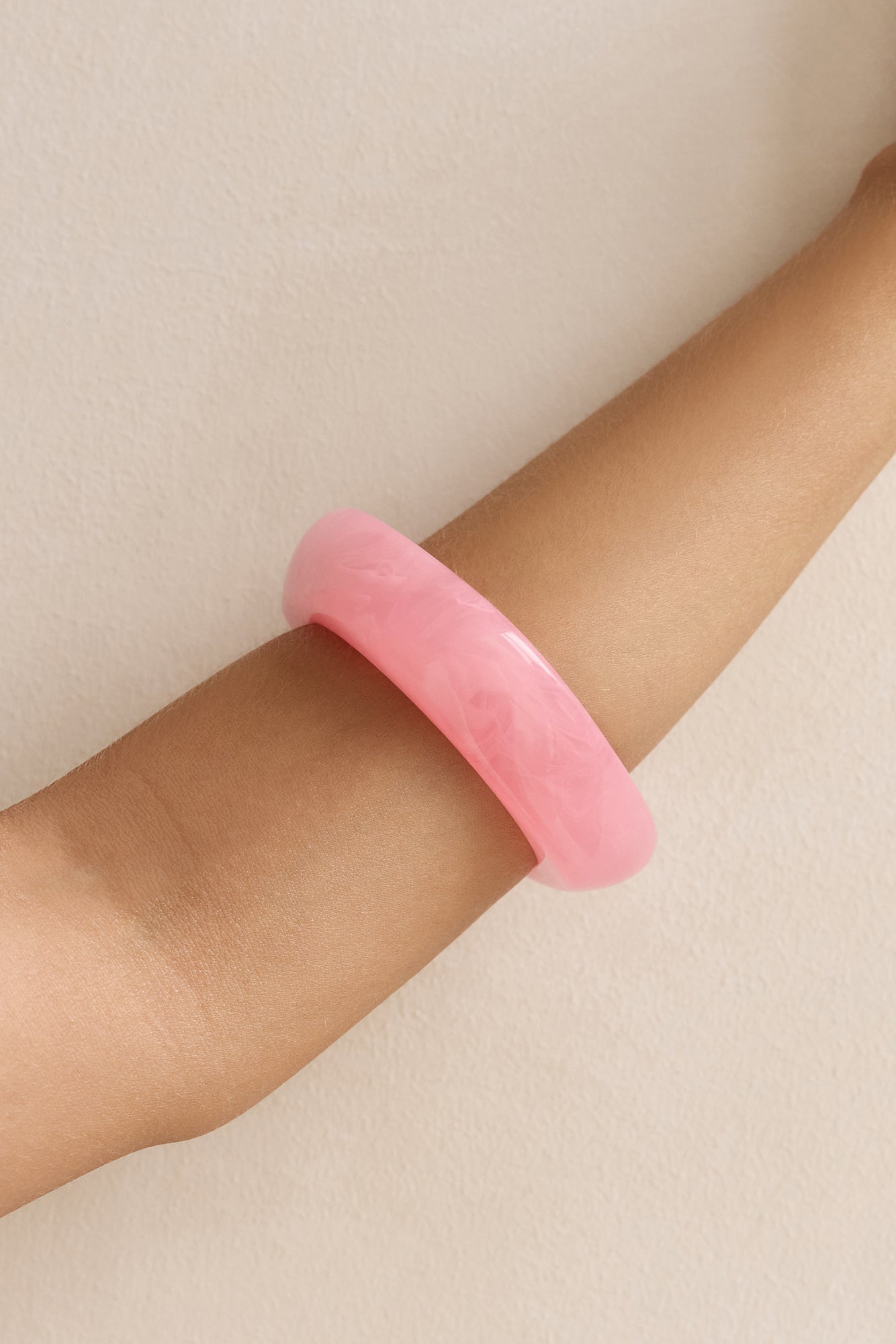Soft Rose Bangle Pink