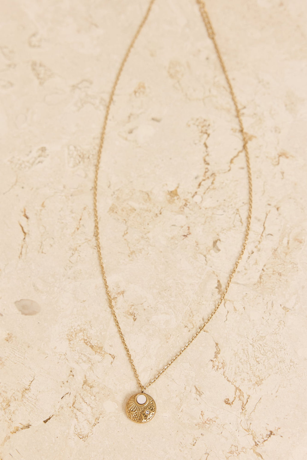 18k Gold Plated Parallels Necklace Gold
