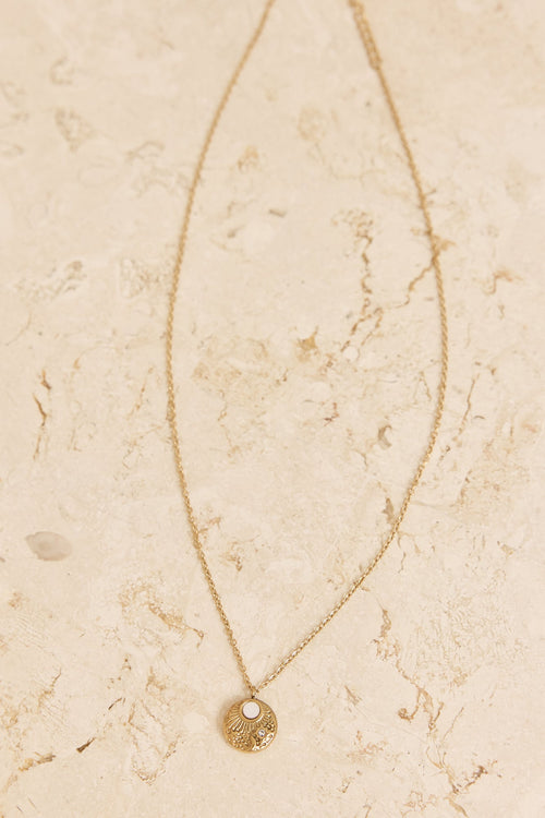 18k Gold Plated Parallels Necklace Gold