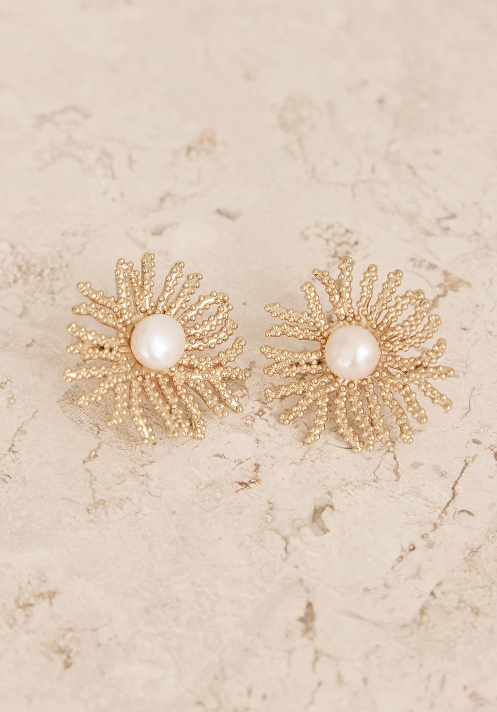 Coconut Cream Earrings Gold