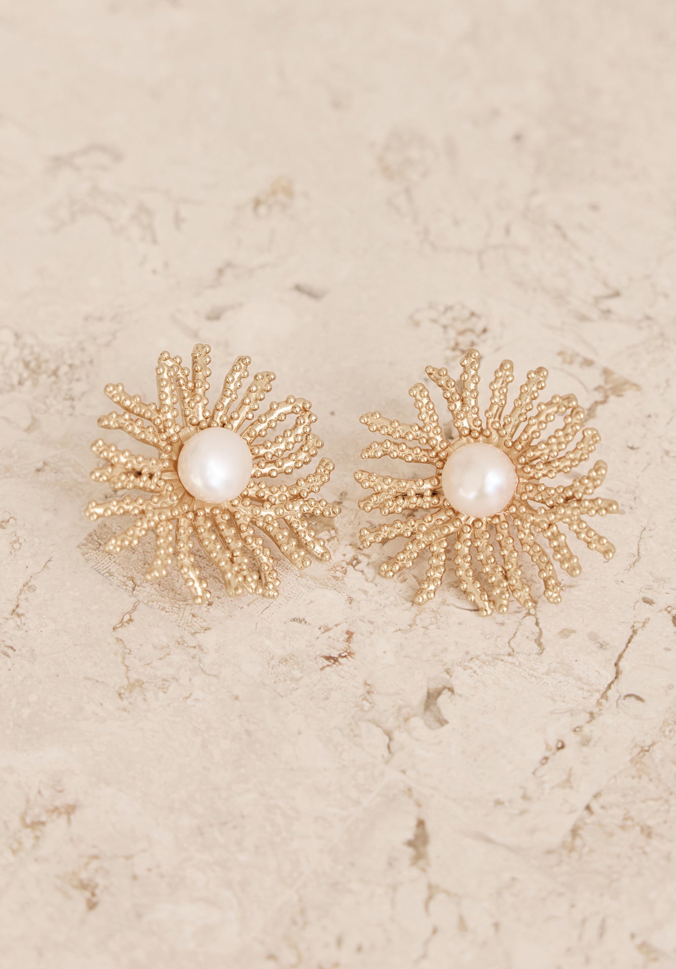 Coconut Cream Earrings Gold