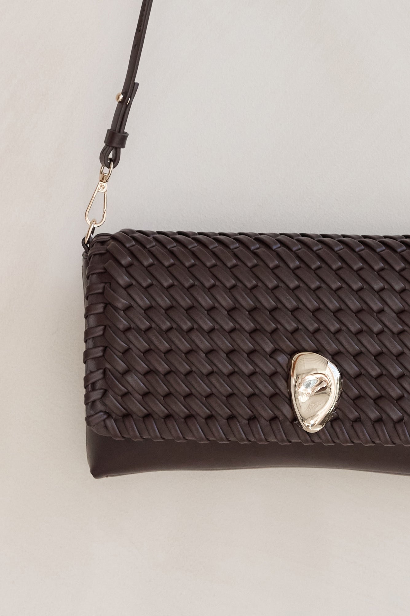 Leilah Clutch Bag Chocolate