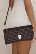 Leilah Clutch Bag Chocolate