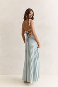 Song Of The Sky Plisse Maxi Dress Sage