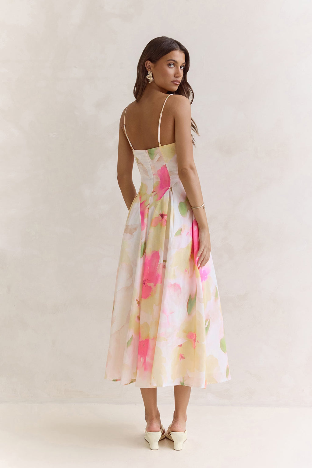 Field Of Wishes Maxi Dress Yellow Floral