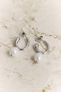 Sea Pearl Earrings Silver