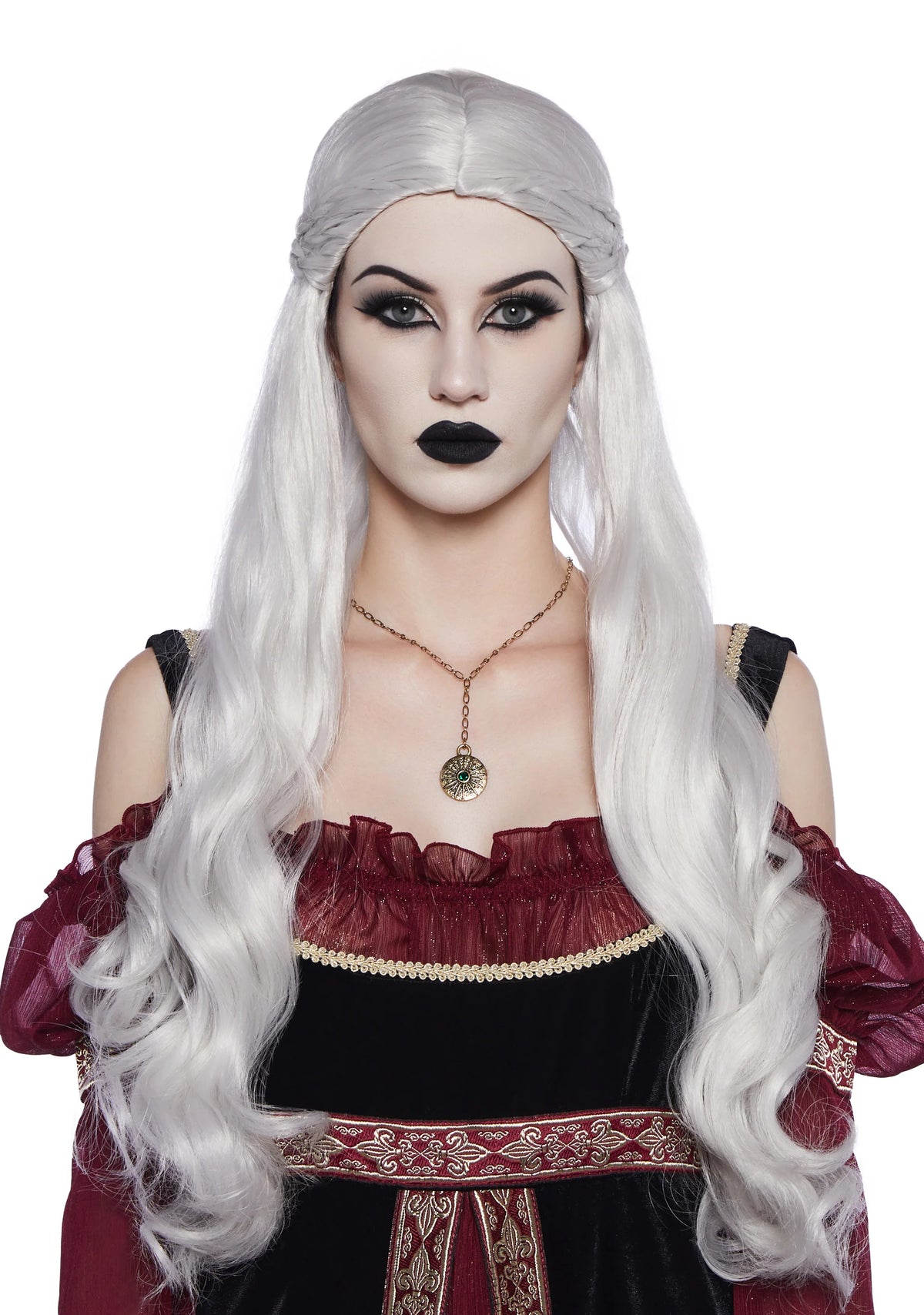 Faire Fables Renaissance Wig -  White