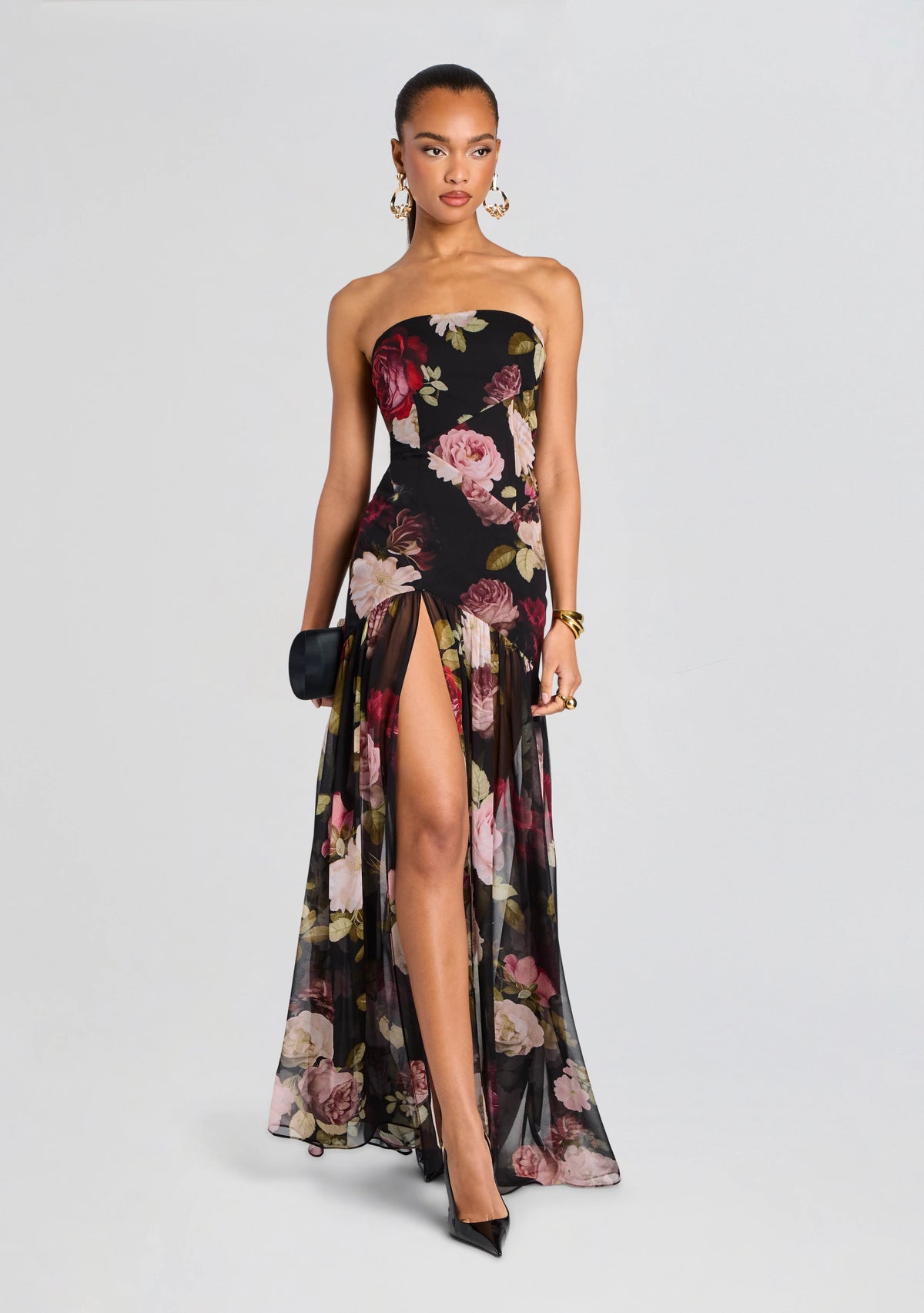 Nicole Silk Chiffon Dress