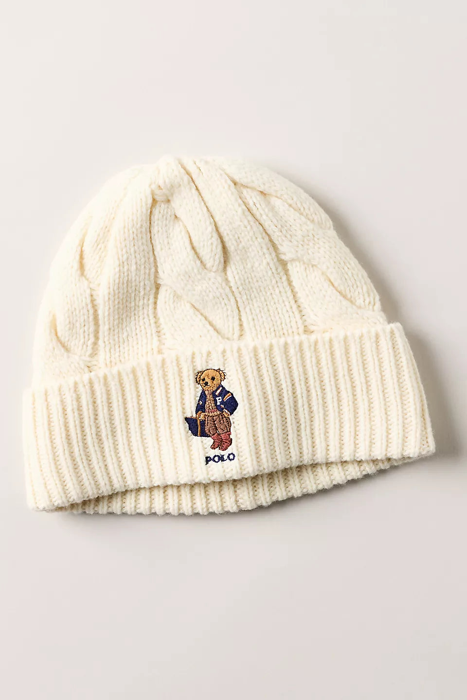 Polo Ralph Lauren Polo Bear Cable-Knit Beanie