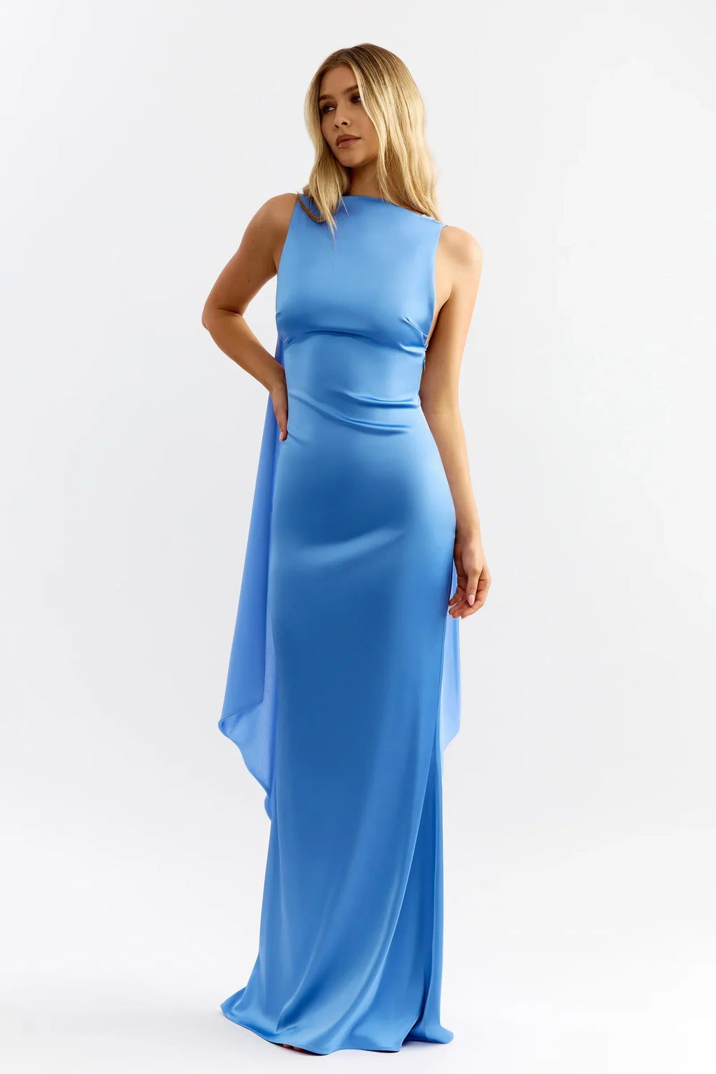 Audrey Dress - Ocean Blue