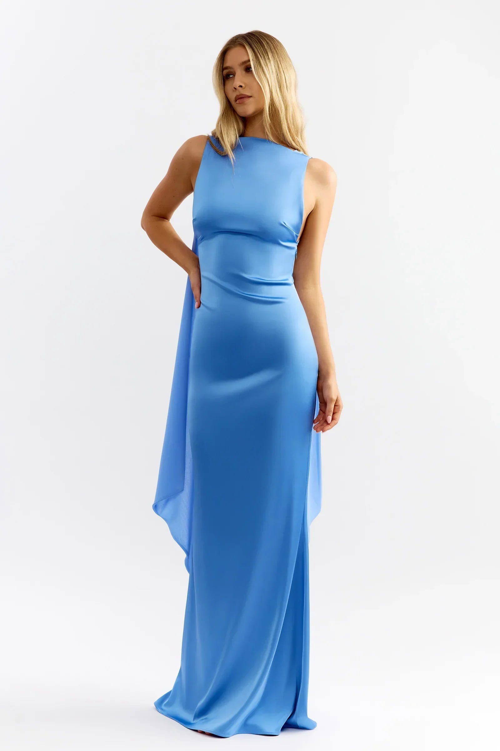 Audrey Dress - Ocean Blue