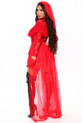 Bride To Be 6 Piece Costume Set - Red