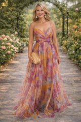 Giselle? Floral Maxi Dress ¨C Elegant, Flowing Silhouette With Bold Florals