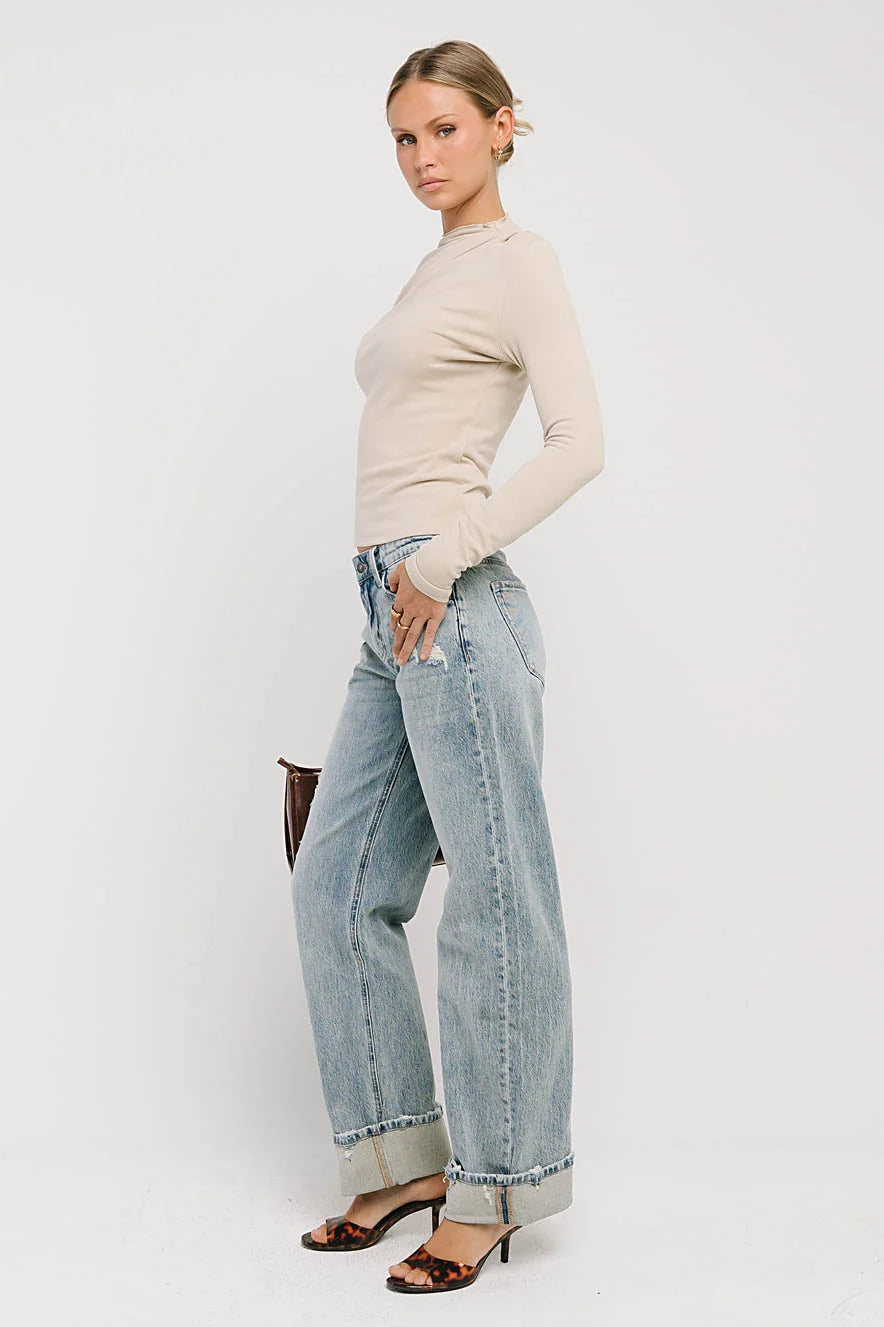 Jeni Low Rise Loose Baggy Jeans