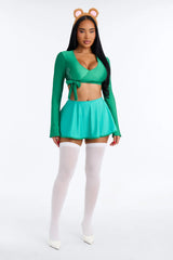 Theodore's Daydream 5 Piece Costume Set - Green/combo