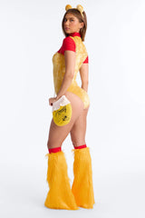 Honey Pot Hottie 4 Piece Costume Set - Yellow