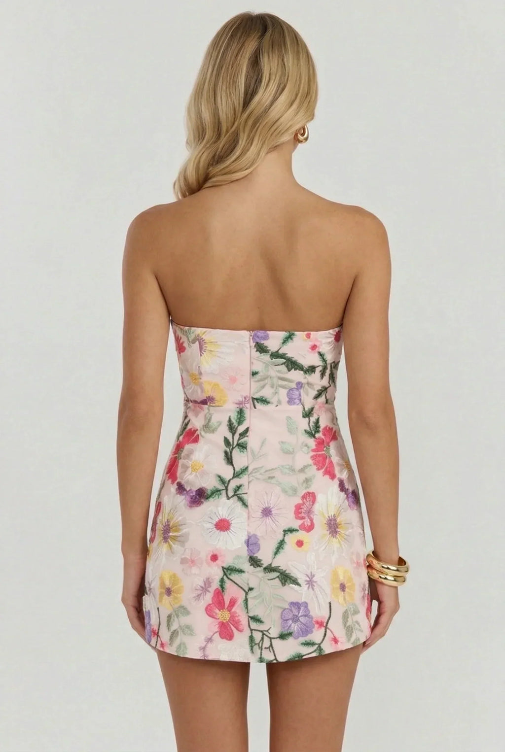 Birthday In Positano Floral Mini Dress