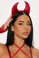 Flamin' Devil 4 Piece Costume Set - Red/combo