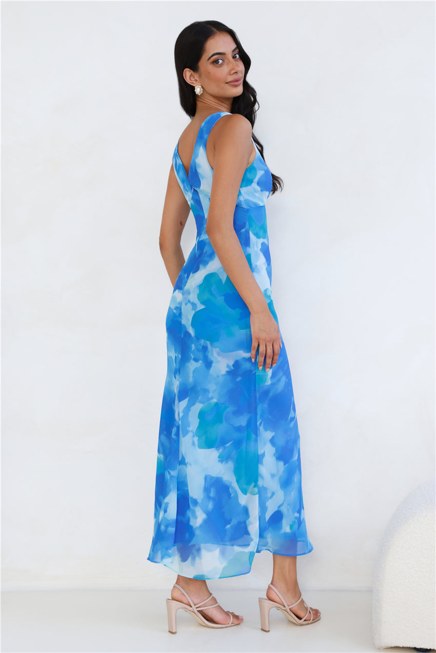 City Spell Maxi Dress Blue