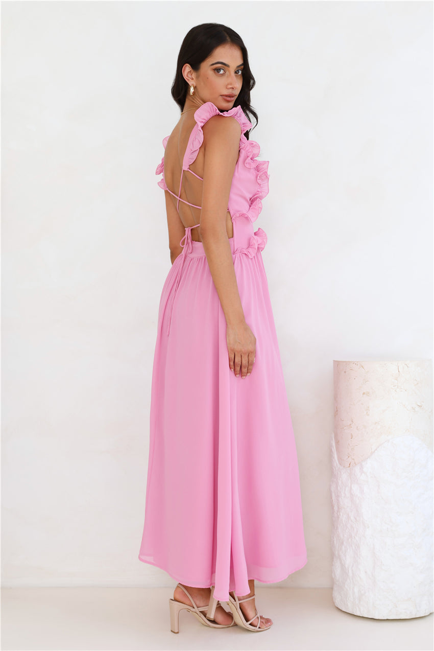 Light Embrace Maxi Dress Pink