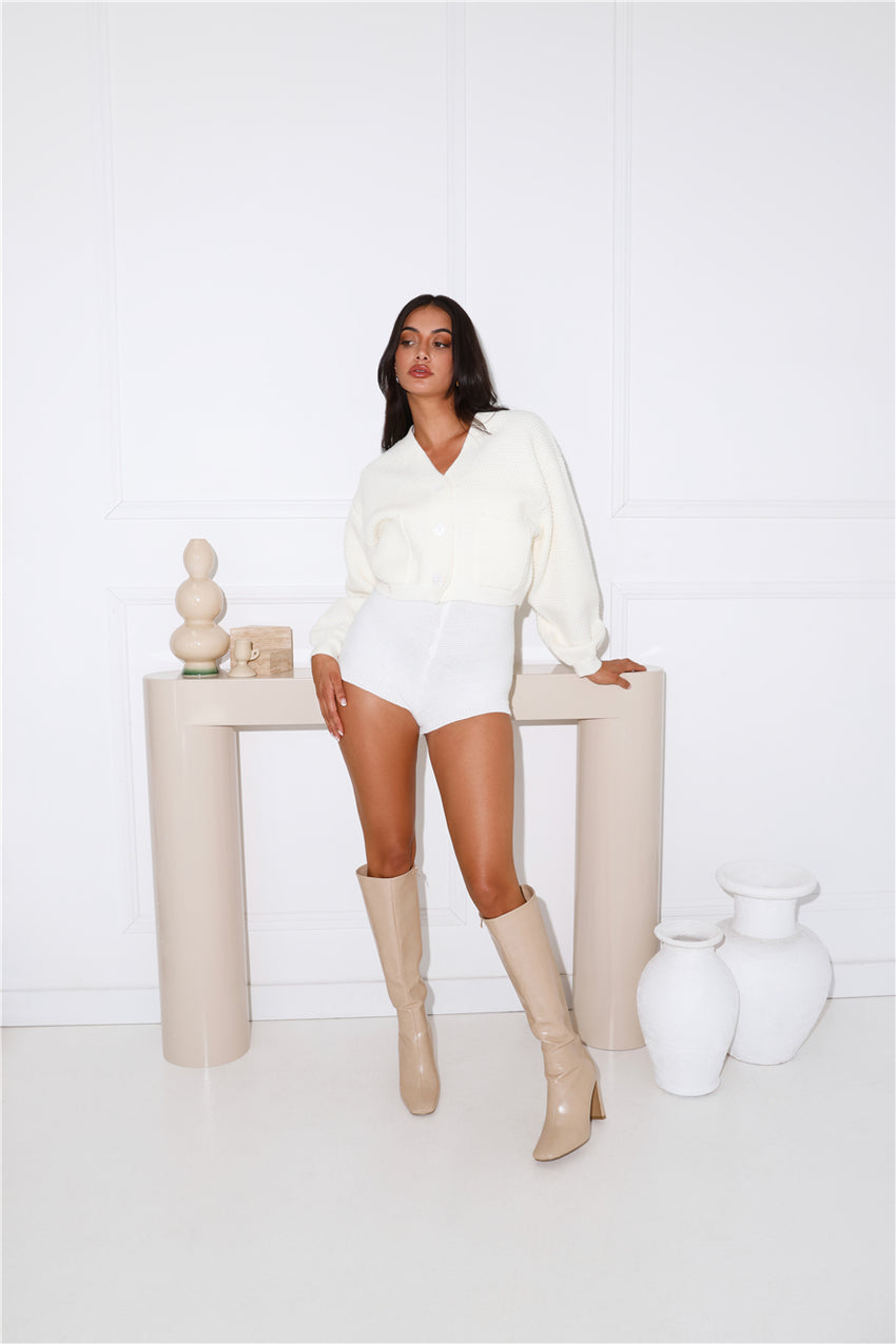 Alaska Knit Cardigan Cream