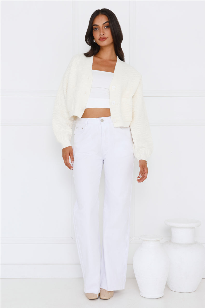 Alaska Knit Cardigan Cream