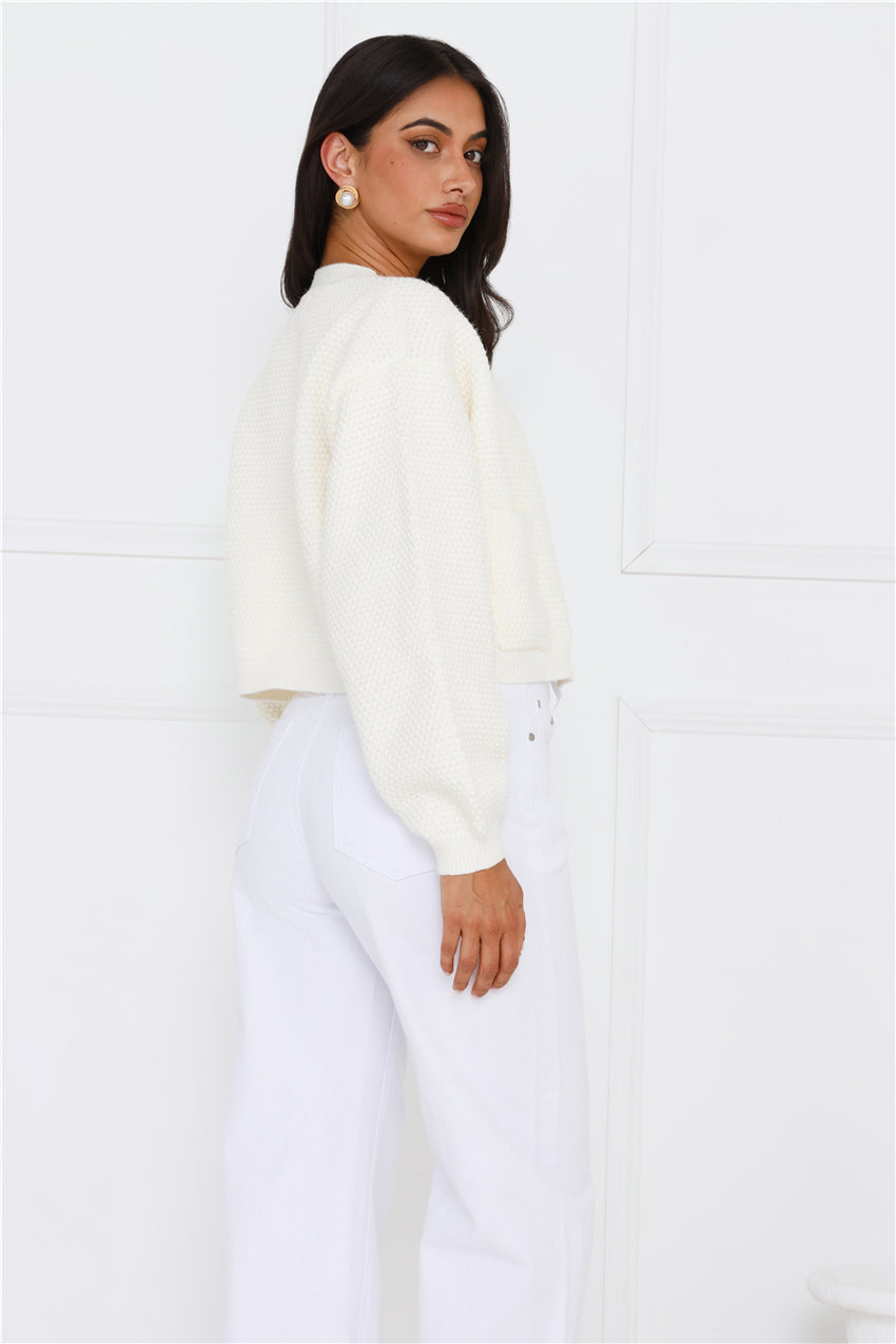 Alaska Knit Cardigan Cream