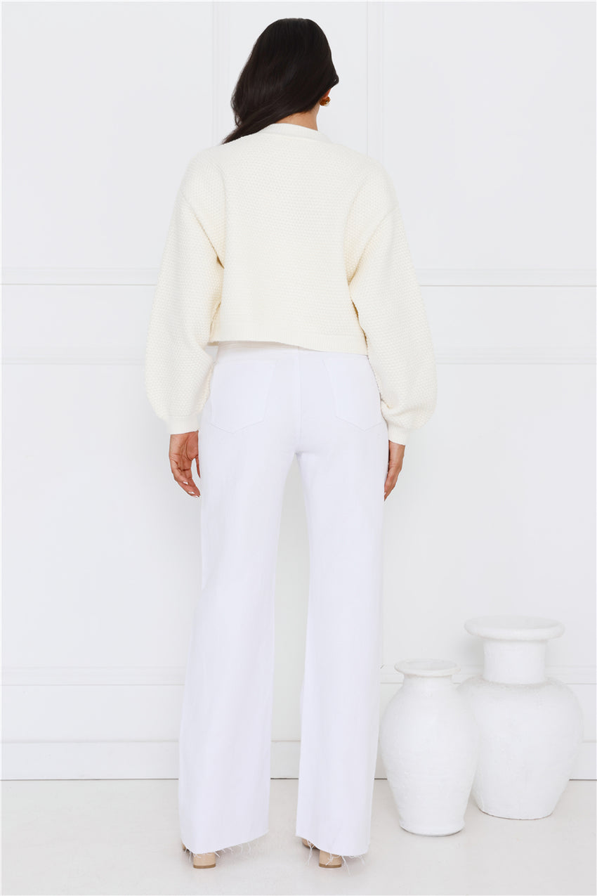 Alaska Knit Cardigan Cream