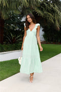 Beachy Charms Maxi Dress Mint