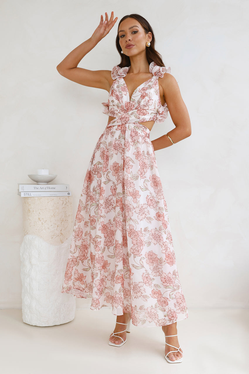 Extra Guest Maxi Dress Pink