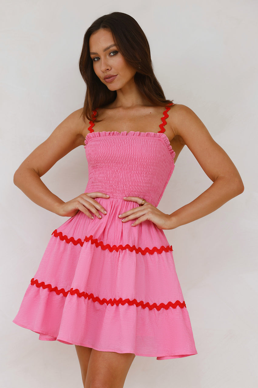 Elly Mini Dress Pink