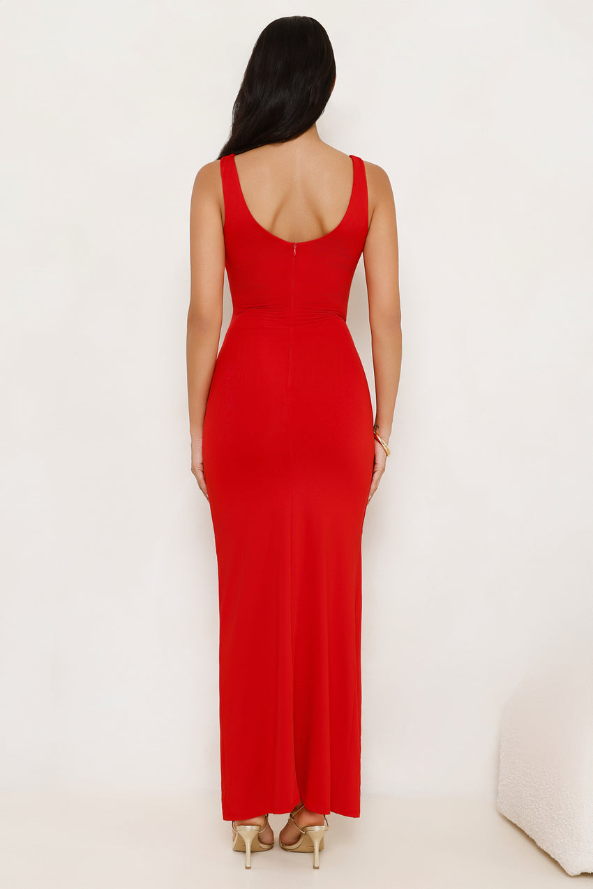 Closet Goals Maxi Dress Red