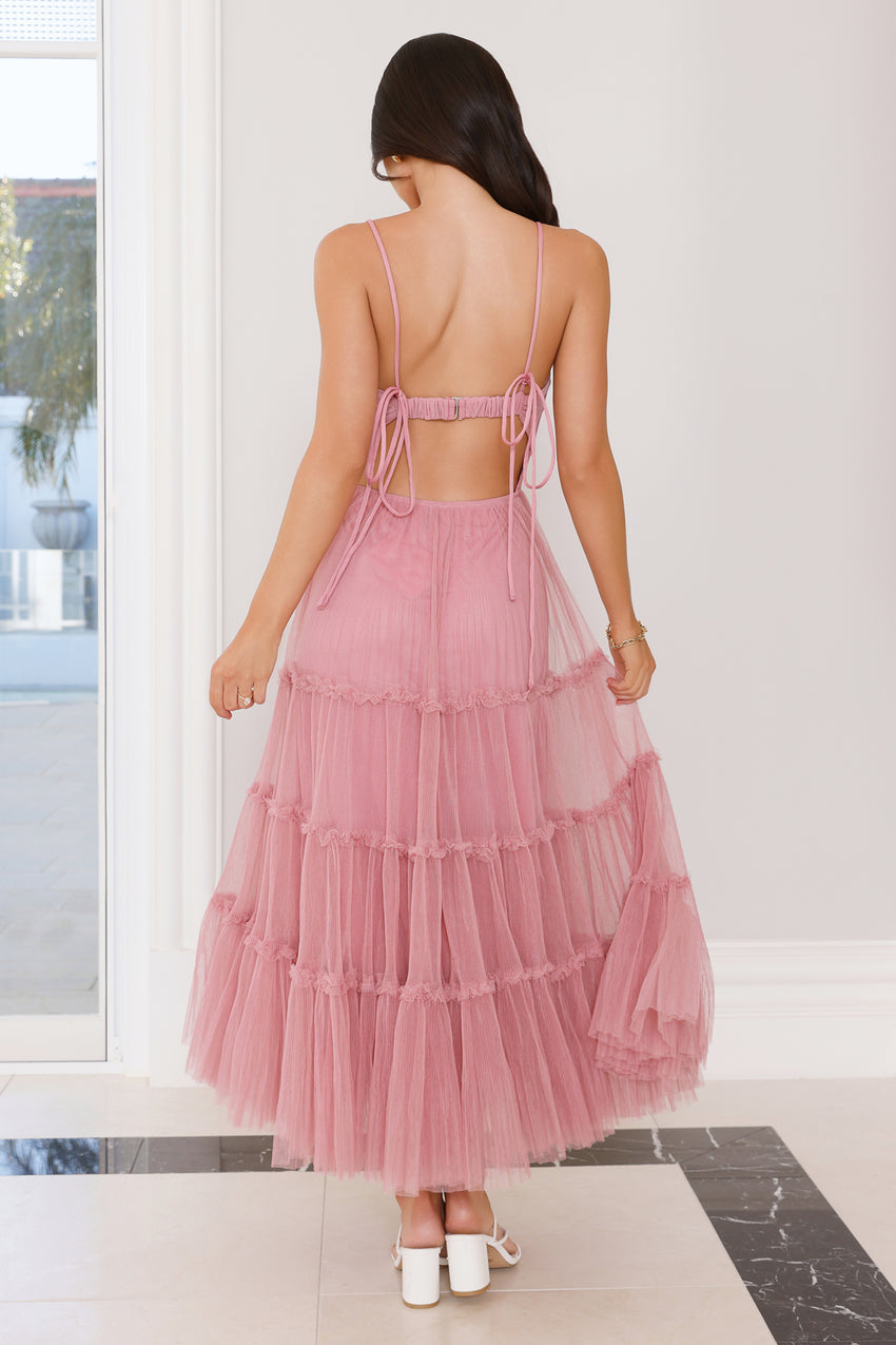 Never Declined Maxi Dress Pink