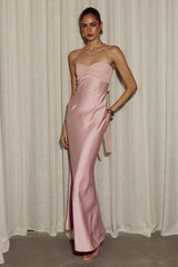 KADIE OFF SHOULDER MAXI DRESS - MUSK