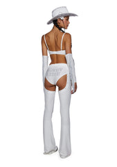 Giddy Up Cowboy Costume - White