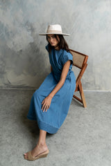 Louis Denim Midi Dress