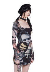 Petrified Night Mini Dress