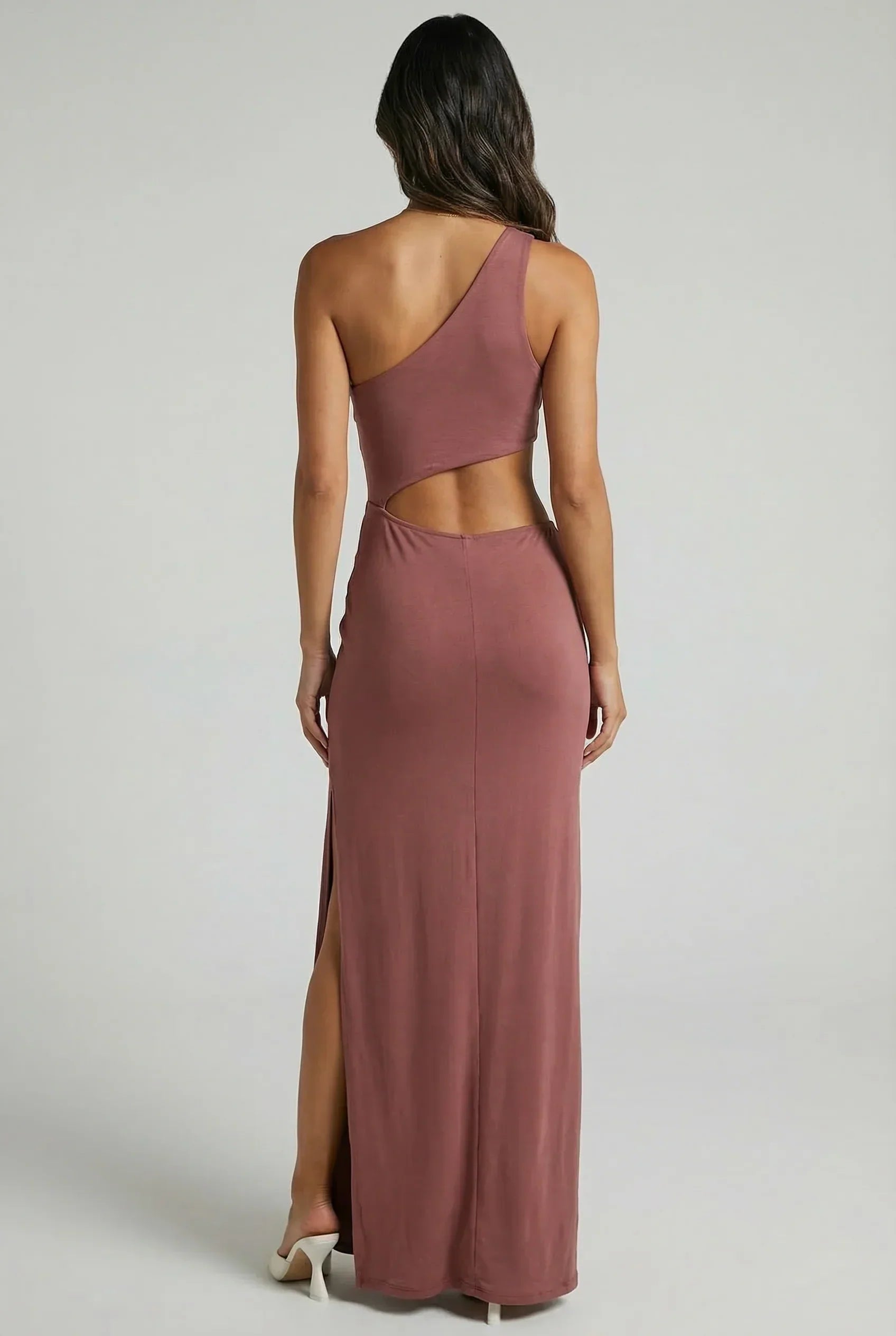 Amalfi Afterglow One Shoulder Maxi Dress