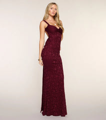 Juliette Lace Bow Open Back Formal Dress
