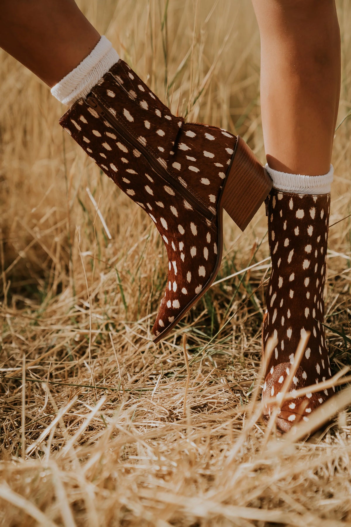 Cleo Ankle Bootie in Bambi